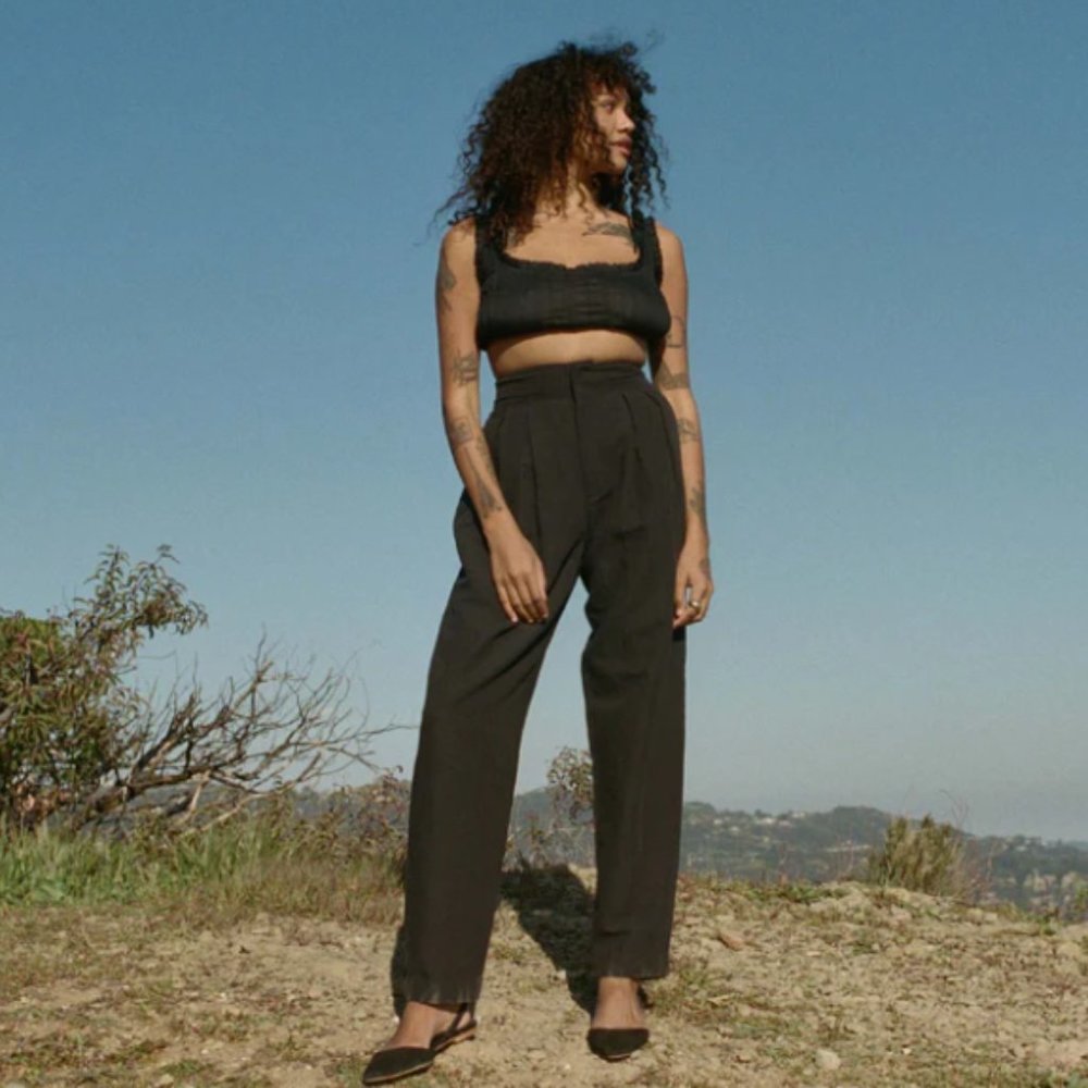 NWT Doen Louvre Pant Black sz 0